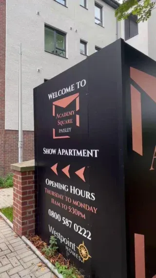 🏡 Our second show home is now open!Welcome to Academy Square, Paisley — our latest show home, showcasing stylish 1, 2 and 3 bedroom apartments.Come and have a look around and discover your next home. ✨📍 Maxwellton Road, Paisley
📞 Call us on 0800 587 0222 to find out more.#WestpointHomes #AcademySquare #Paisley #ShowHome #NewHomes